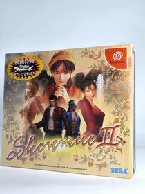 SHENMUE II 2 Limited Edition Sega Dreamcast w/ Hype Sticker Intact Japan Import