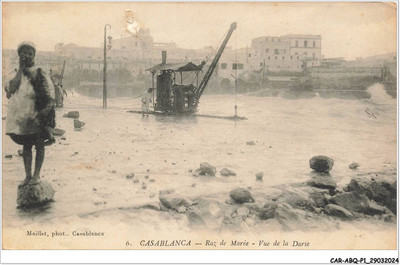 CAR-ABQP1-0001-MAROKKO - CASABLANCA - Gezeitenrasse - Ansicht des Darses - Verkauft in