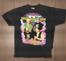 RARE: WCW FOUR HORSEMEN Vintage shirt: Flair, Mongo, Benoit, Arn (XL), 1996