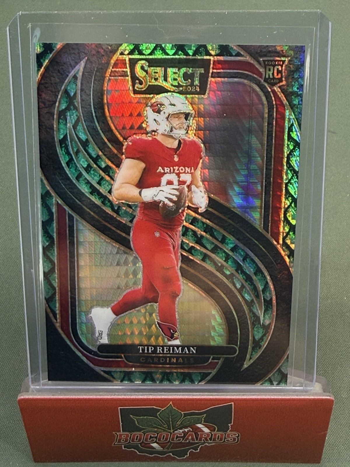 2024 Panini Select - Premier Level Tip Reiman #196 Dragon Scale Prizm /81 (RC)
