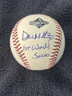 DON MATTINGLY SIGNED AUTOGRAPHED 1ST WORLD SERIES OML 2025 WS BASEBALL JSA COA