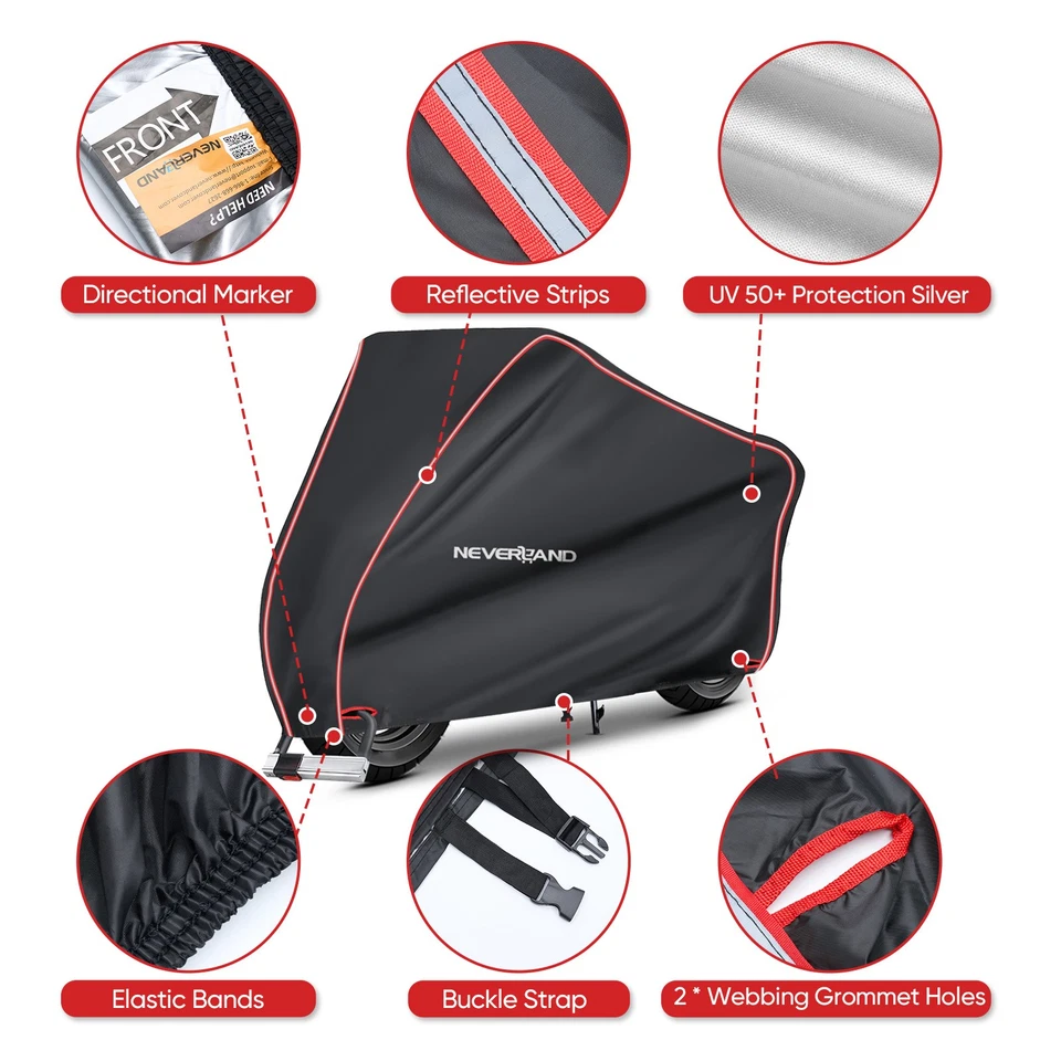 Cubierta de moto XL impermeable protección exterior para Suzuki GSX250R 2020-2022 Foto 2 de 4