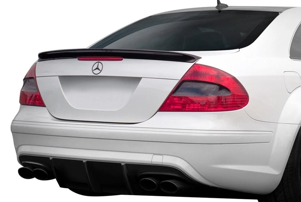 For Mercedes-Benz CLK350 06-09 Rear Bumper Cover Black Series Fiberglass Wide Foto 2 de 4
