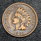 1908-S Indian Head Cent. VF Details. Semi-Key Date