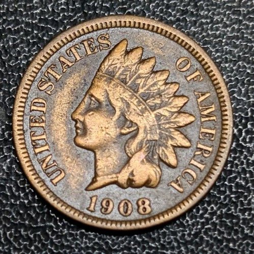 1908-S Indian Head Cent. VF Details. Semi-Key Date
