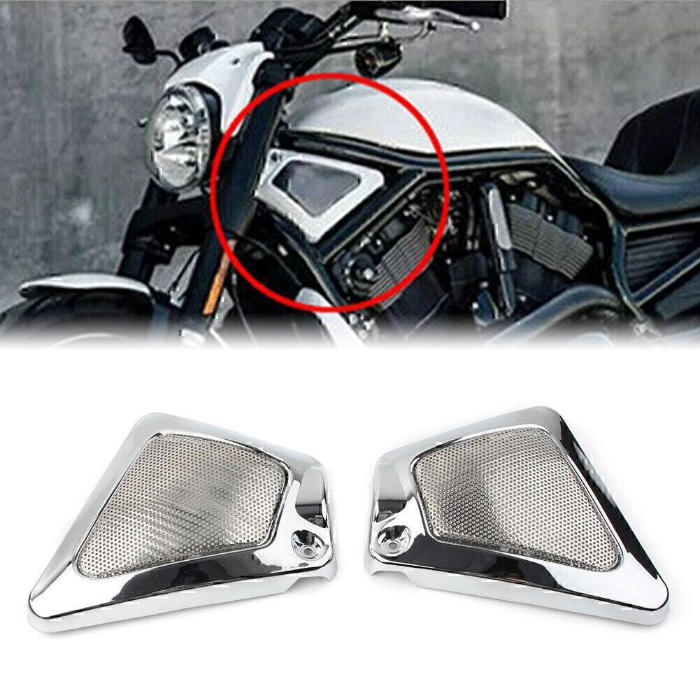 For Harley V-Rod VRSCA VRSCB VRSCX VRSCAW SU Chrome Airbox Frame Neck Side Cover