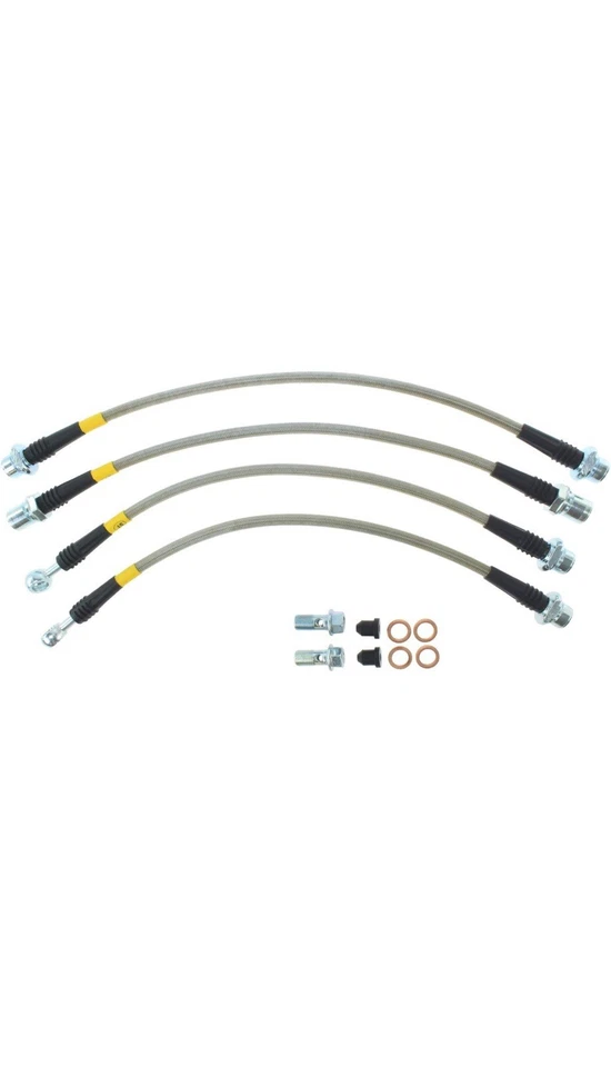 StopTech 950.44519 Rear Braided Brake Line Kit for 2007-17 Tundra / 08-11 LX570 - Image 3 of 4