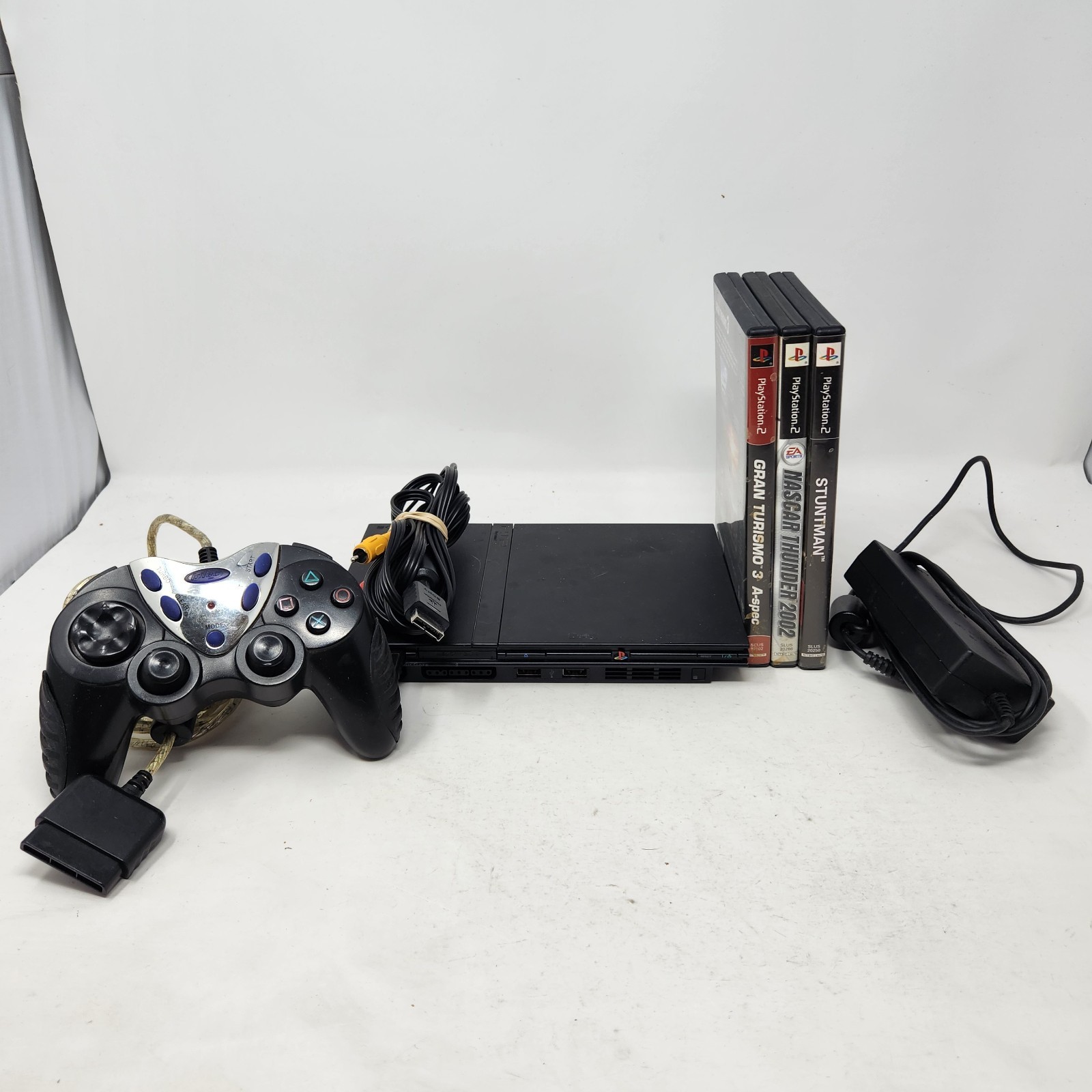 Sony Playstation 2 Slim PS2 Console Bundle Tested Working W Controller ...