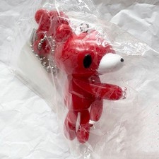Chax GP Gloomy Bear mini Figure Keychain Ball Chain Red Used