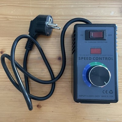AC220~240V 10A Motor Speed Control Switch Controller Vol Regulator Dimmer Schuko