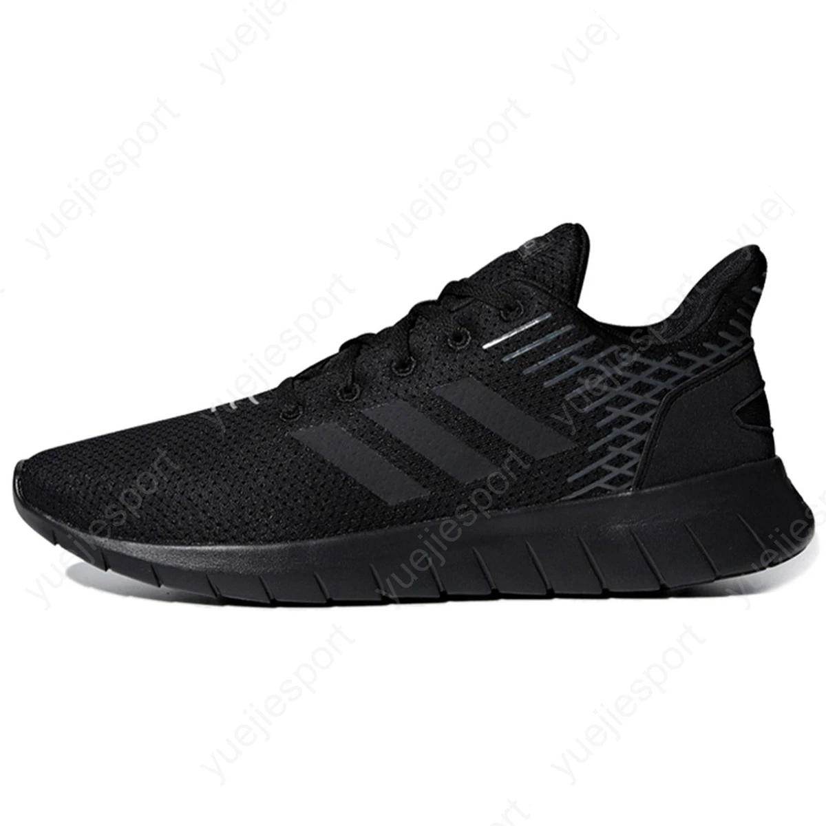 Adidas Asweerun 2.0 Mens Size 8 Running Shoes Black Sneakers FW1681 NEW Adidas Asweerun 2.0 Mens Running Shoes (D Standard) (FW1681  main image 2