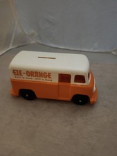 Vintage 1950's era Eze Orange Soda Drink Advertising  Delivery Truck Bank