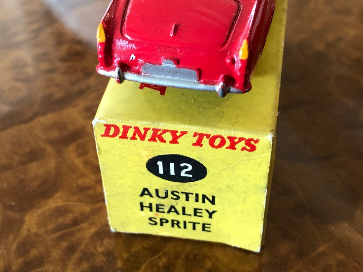 Dinky Toys GB N°112 – Austin Healey Sprite – Rouge – 1/43 – Jamais Joué En Boîte