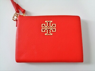 tory burch britten large zip pouch