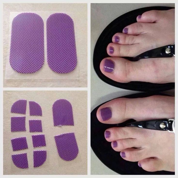 Lote aleatorio de 50 paquetes de pedicura Jamberry (100 envolturas) ~ ¡Envío gratuito! Foto 4 de 4
