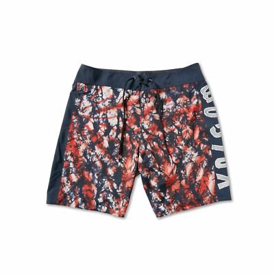 Volcom Boardshort Mens 4Th Of July Mod-Tech Swimwear Water Repellent Shorts Navy