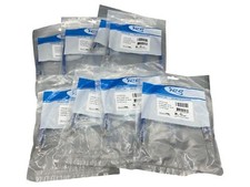 Lot of 8x ICC Cat 6 Patch Cord with Blue Clear Boot 1ft Length