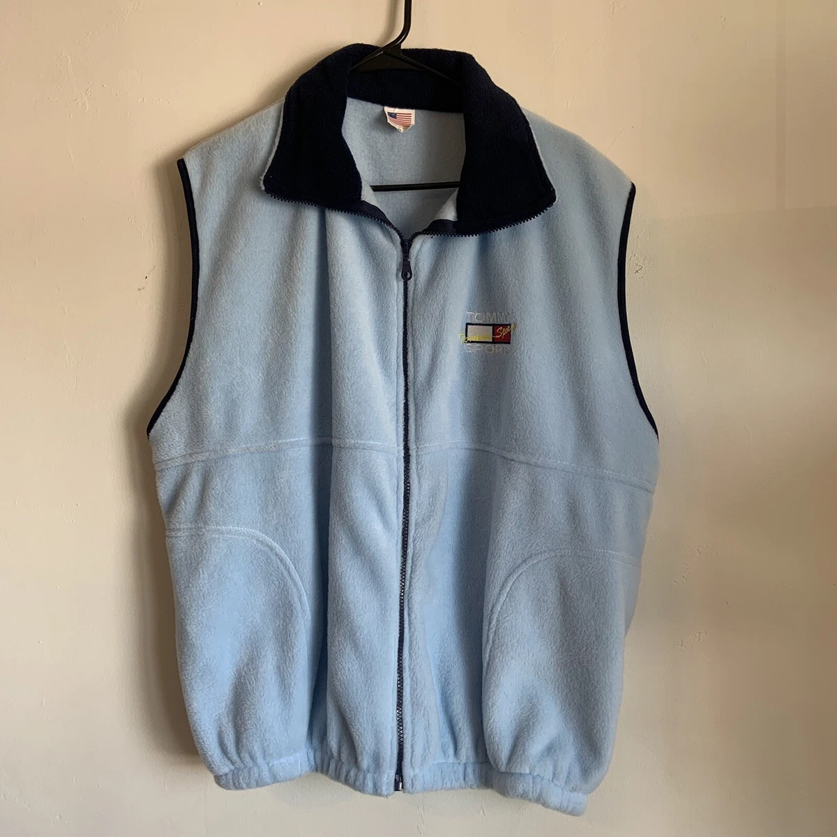 Tommy hilfiger blue vest cheap