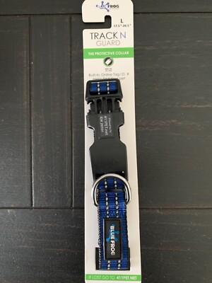 blue frog dog collar