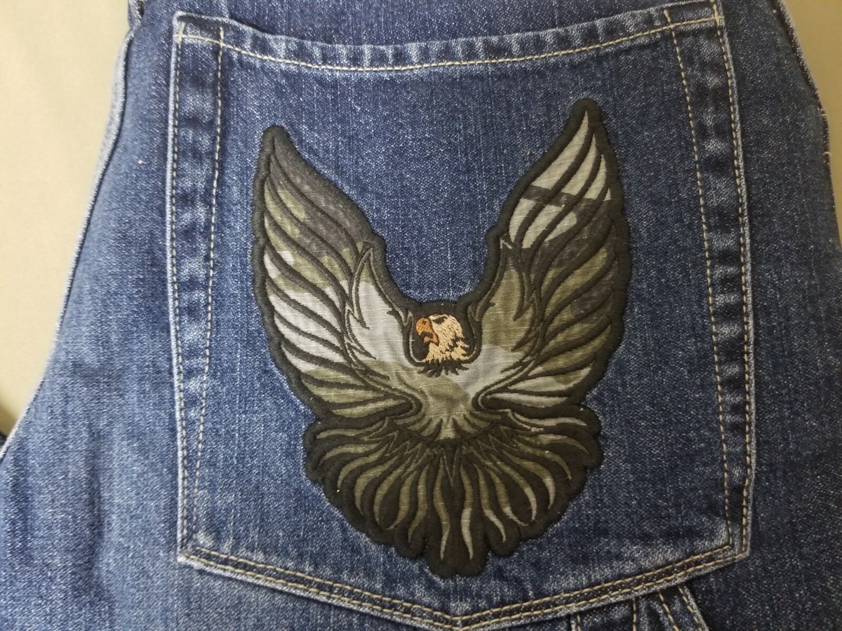 euro eagle jean デニム　スタッズ　y2k vintage euro eagle jean デニム スタッズ y2k vintage - メルカリ