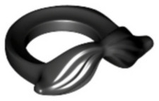 LEGO 15439 BLACK Minifigure Beard, Moustache