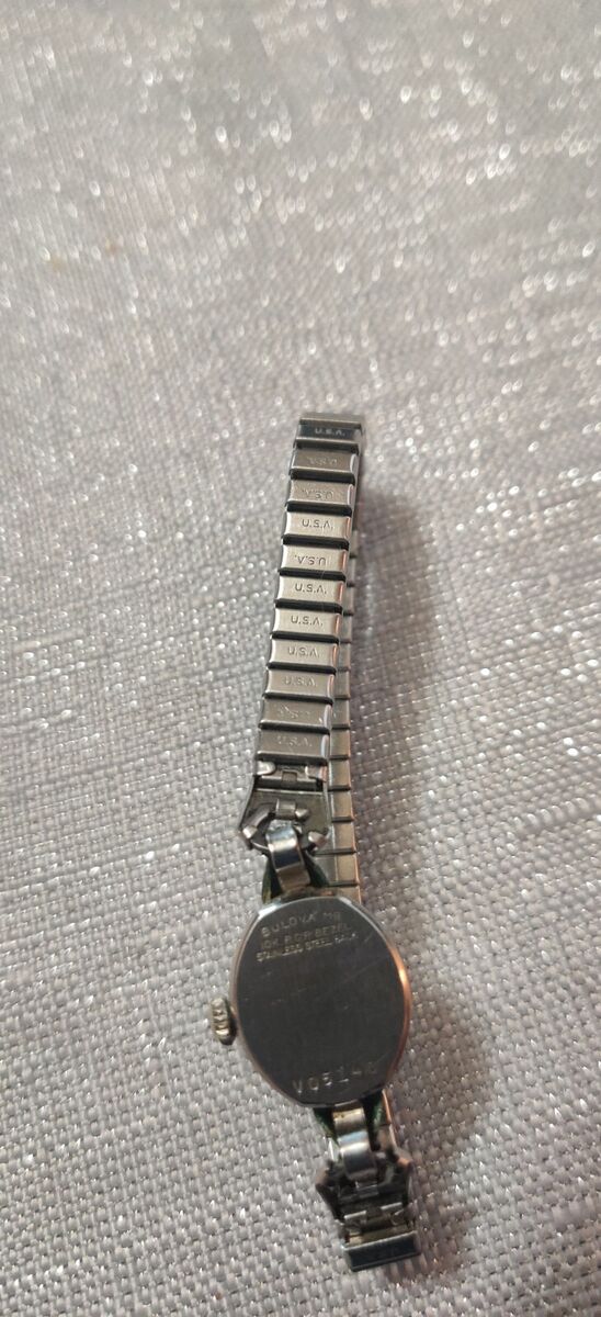 Vintage BULOVA 10K Rolled Gold Plate Ladies Watch M9 USA Vintage BULOVA 10K Rolled Gold Plate Ladies Watch M9 USA