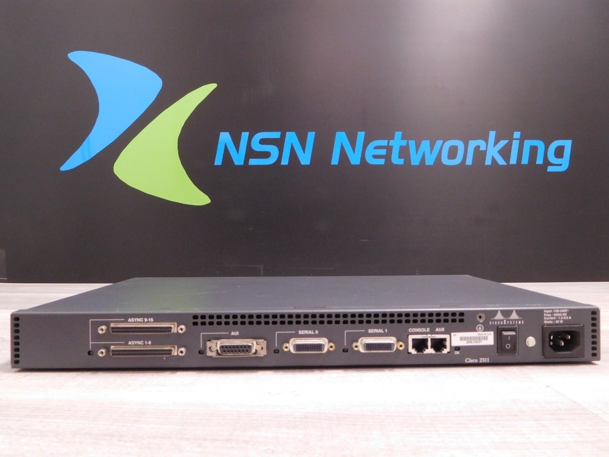 Cisco 2500 2511 16-Port Async Serial Access Terminal Server Router