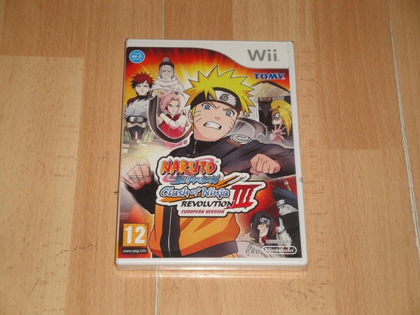 NARUTO SHIPPUDEN CLASH NINJA REVOLUTION 3 EUROPEAN VERSION NINTENDO Wii NUEVO