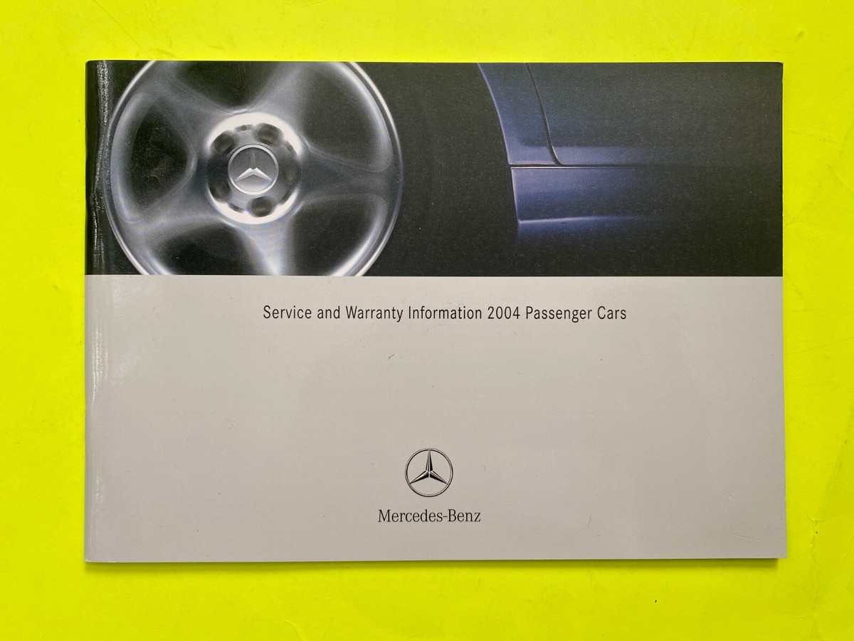 2004 Mercedes S430 S500 S600 S55 Owners Manual + Navigation Books