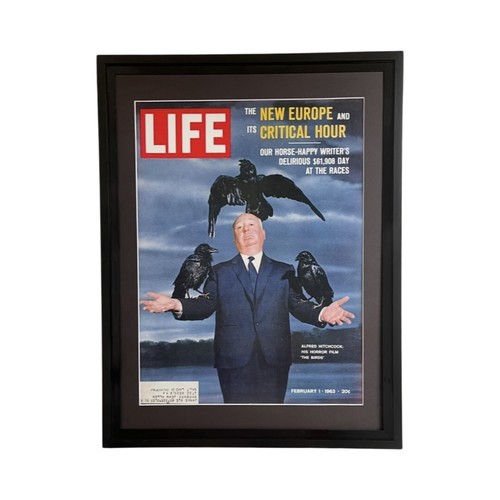 For Life Frame ALL WOOD BLACK FRAME FOR LIFE MAGAZINE (10.5 x 13 3/4) WITH UV ...