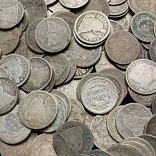Estate Coin Lot Seated Liberty Silver Dimes 10c Rare US Type 