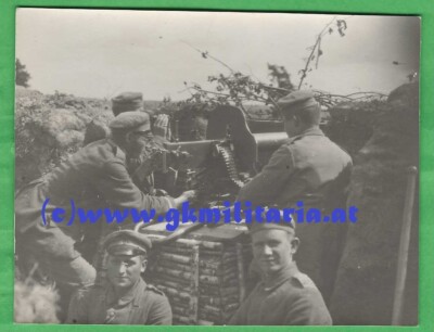 Kuk Foto Deutsche MG-Truppe Malastow Polen Galizien acheter I.WK WW1 Schützengraben (14)