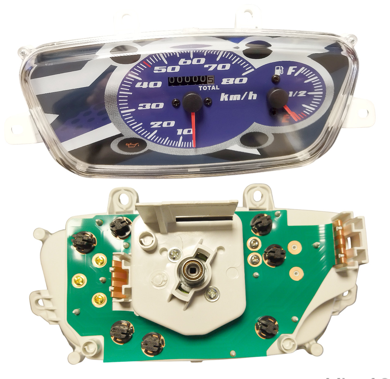 Compteur kilométrique 50cc MBK Booster et Yamaha Bw's de 2004 à 2018