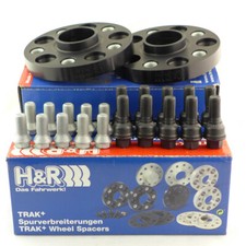 H&R Spurverbreiterung 80mm schwarz für Amarok Typ 2H 2HS2 T5 T6 Touareg