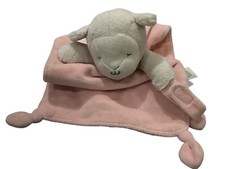 Carter's Pink Sheep Lamby Security Blanket Lovey One Size Baby 14" Bedtime