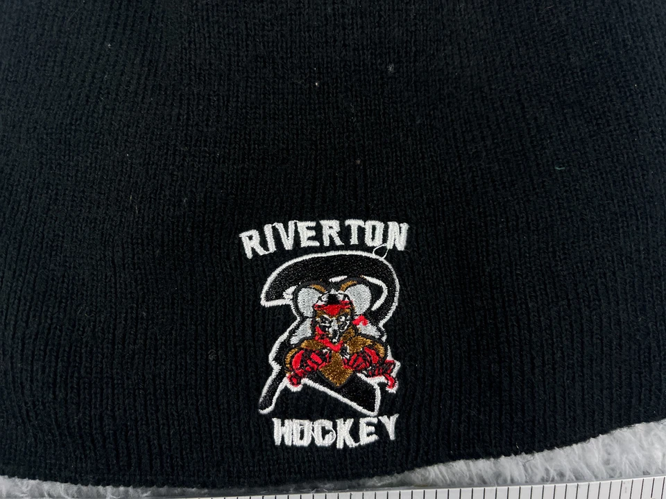 Gorro de hockey Riverton River Rats toque adulto OS negro tejido acrílico Anderson Foto 2 de 4