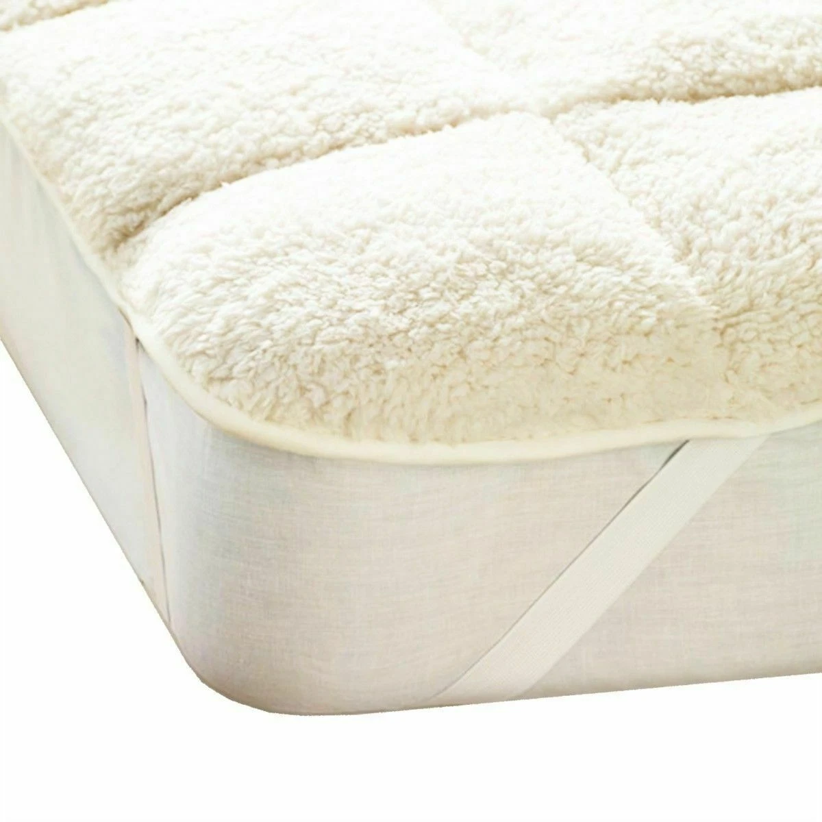 Sherpa Underblanket Mattress Topper Teddy Bear Fleecy Protector Under Blanket