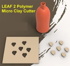 Leaf 2 Micro Clay Cutter/Polymer Clay Cutters
