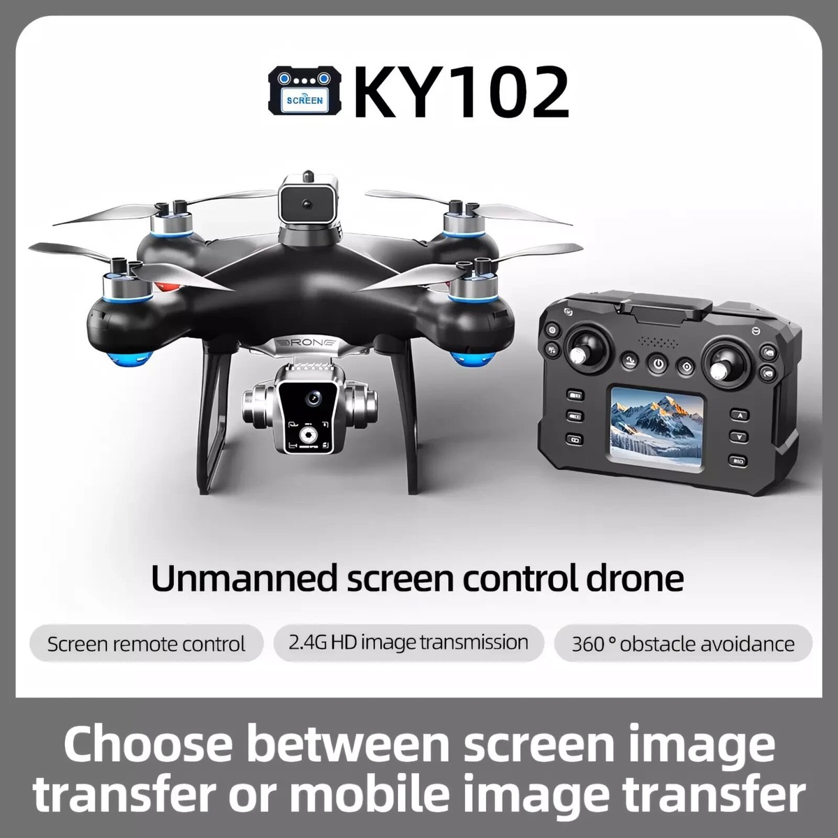 Drone Xiaomi KY102 MAX Pro 4K GPS – Batterie 10000mAh, Caméra HD RC Quadrirotor