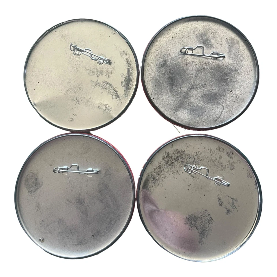 Lote de 4 botones pinback del Super Bowl de los 49ers de San Francisco lote de 4 campeones de la NFC Foto 2 de 3