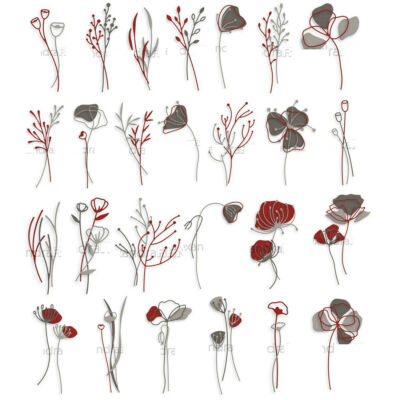 Blumen Stanzformen Metall Stencil Cutting Dies Scrapbooking Stanzschablonen DIY