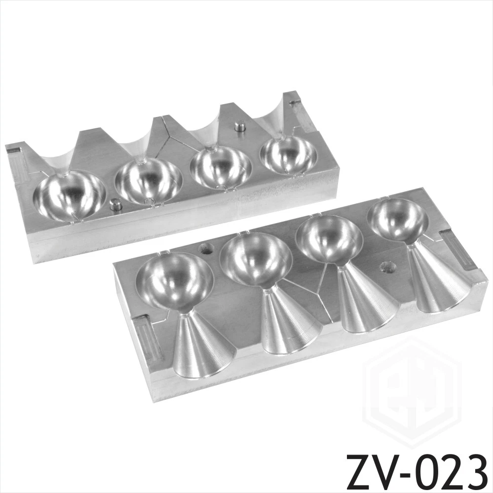 Hágalo usted mismo Bola de Pesca de Mar Barco Pesas Molde CNC Aluminio 4oz <7...