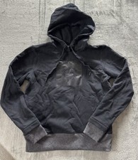Under Armour Hoodie Shirt Mens Small Threadborne HeatGear Activewear Black