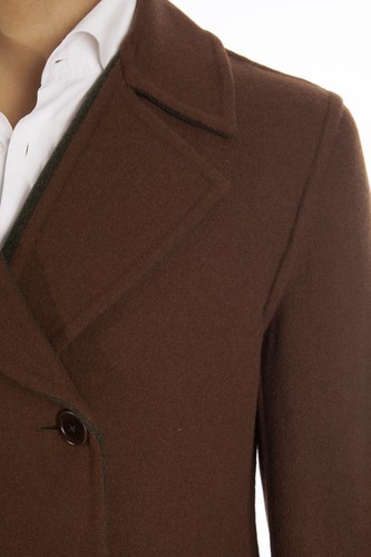 $2640 BELVEST REVERSIBLE Brown / Green Wool Coat DB 38 US / 48 EU Drop 8R - Picture 5 of 7