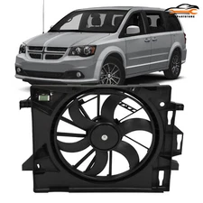 Radiator Cooling Fan Assembly For 2008-2016 Chrysler Town & Country Fits 621-028