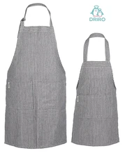 DRIRO Set of 2 Aprons  Mommy & Me Kitchen Aprons for Adult and Child Apron