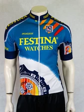 Festina Watches Cycling Shirt Jersey Trikot 1995 Sibille XL