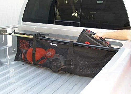 Truck bed outlet storage bag
