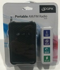 NOS - NEW - GPX R055B Portable AM/FM Radio with Built-in Speaker