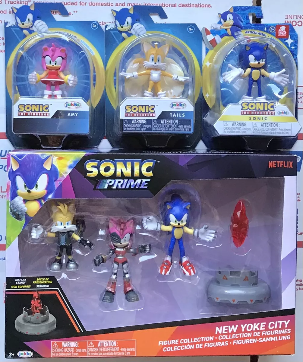 Action Figures Boneco Sonic Prime Netflix Articulado Rebel Rouge - Sonic  Prime - #